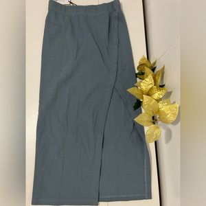 Rebecca Minkoff Skirt, long slit, Size:S blue